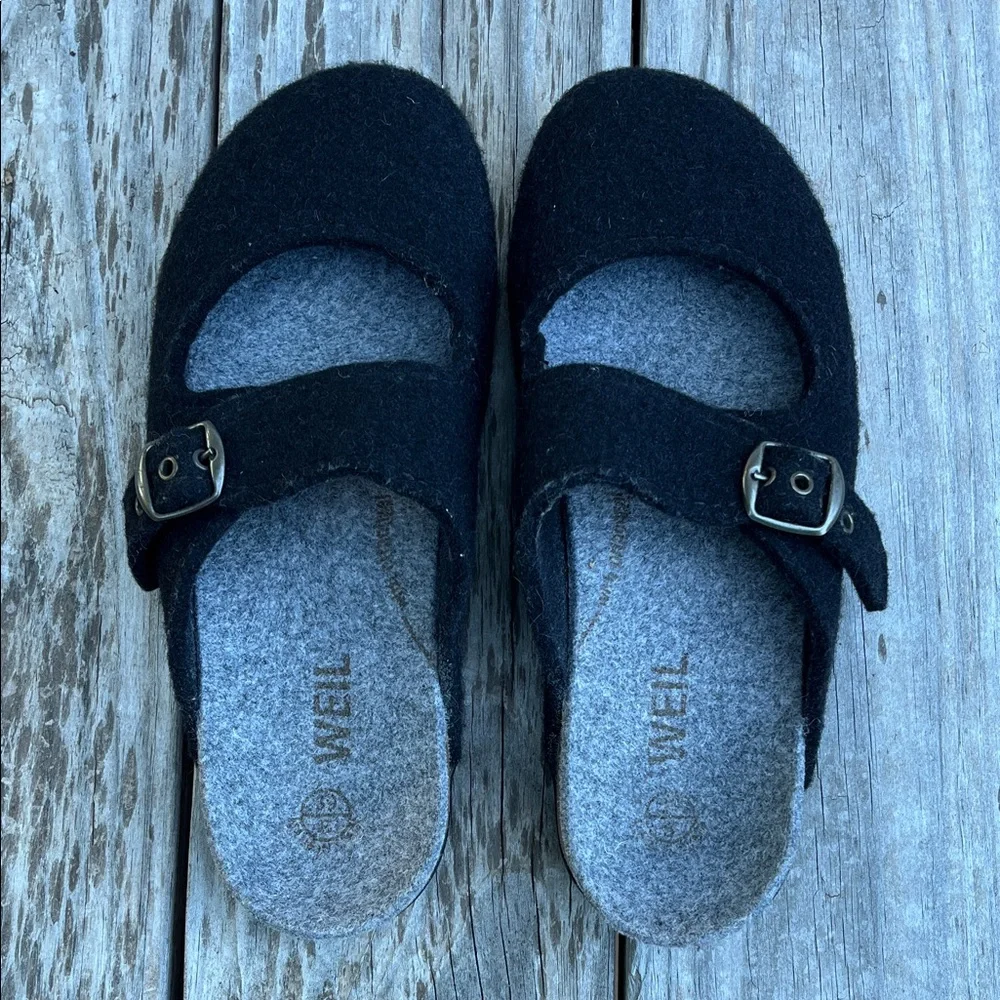 Dr. Weil Felt Wool Mary Jane’s Size 8 - Picture 2 of 7